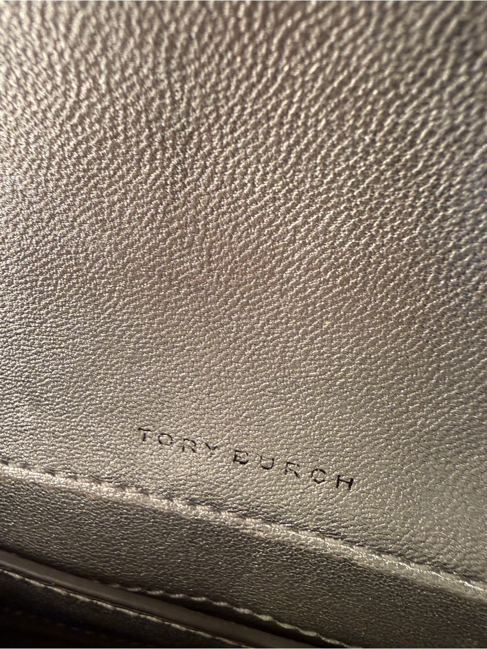Tory Burch Silver Quilted Ruched Shoulder Bag - Picture 5 of 5